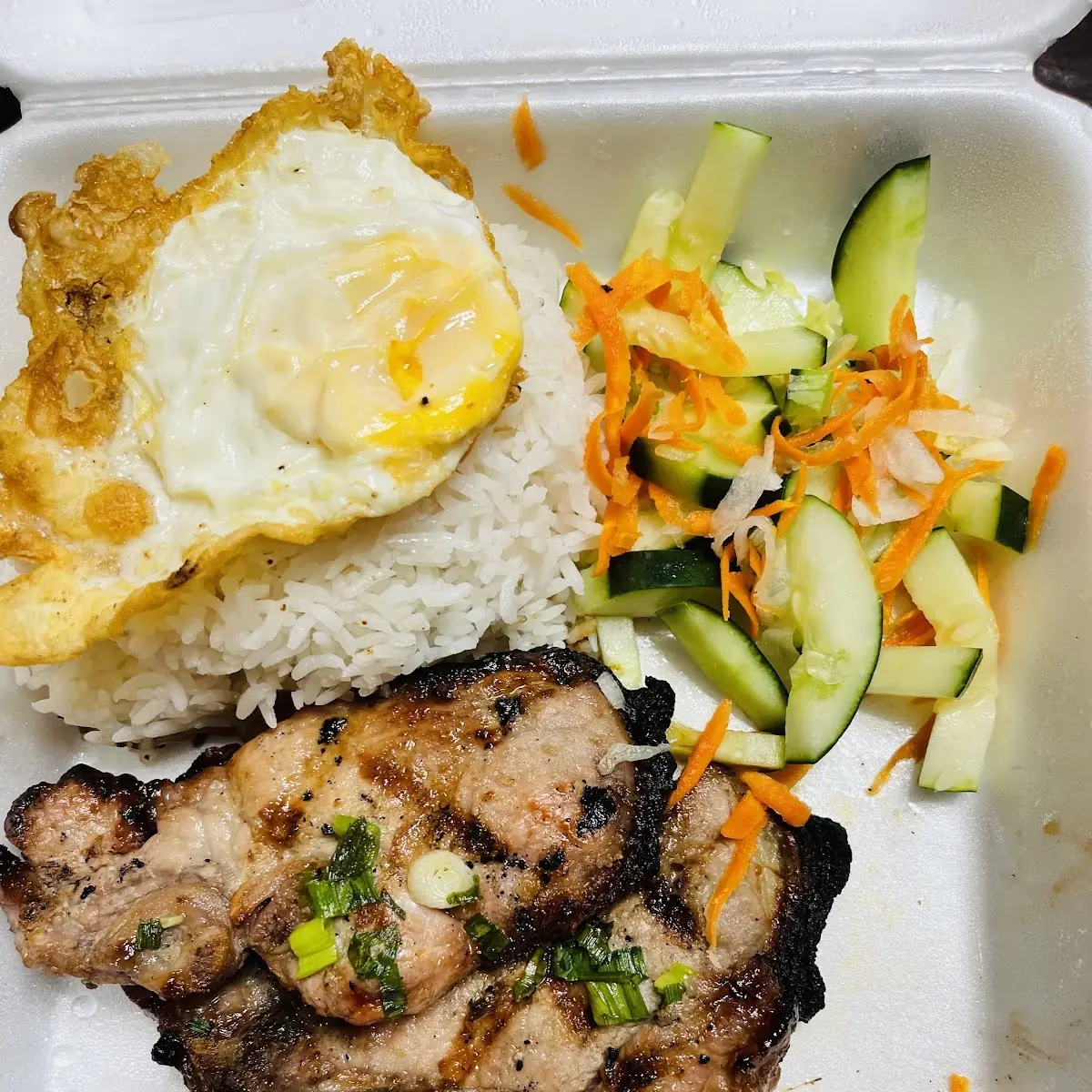 Pork Chop with Fried Egg