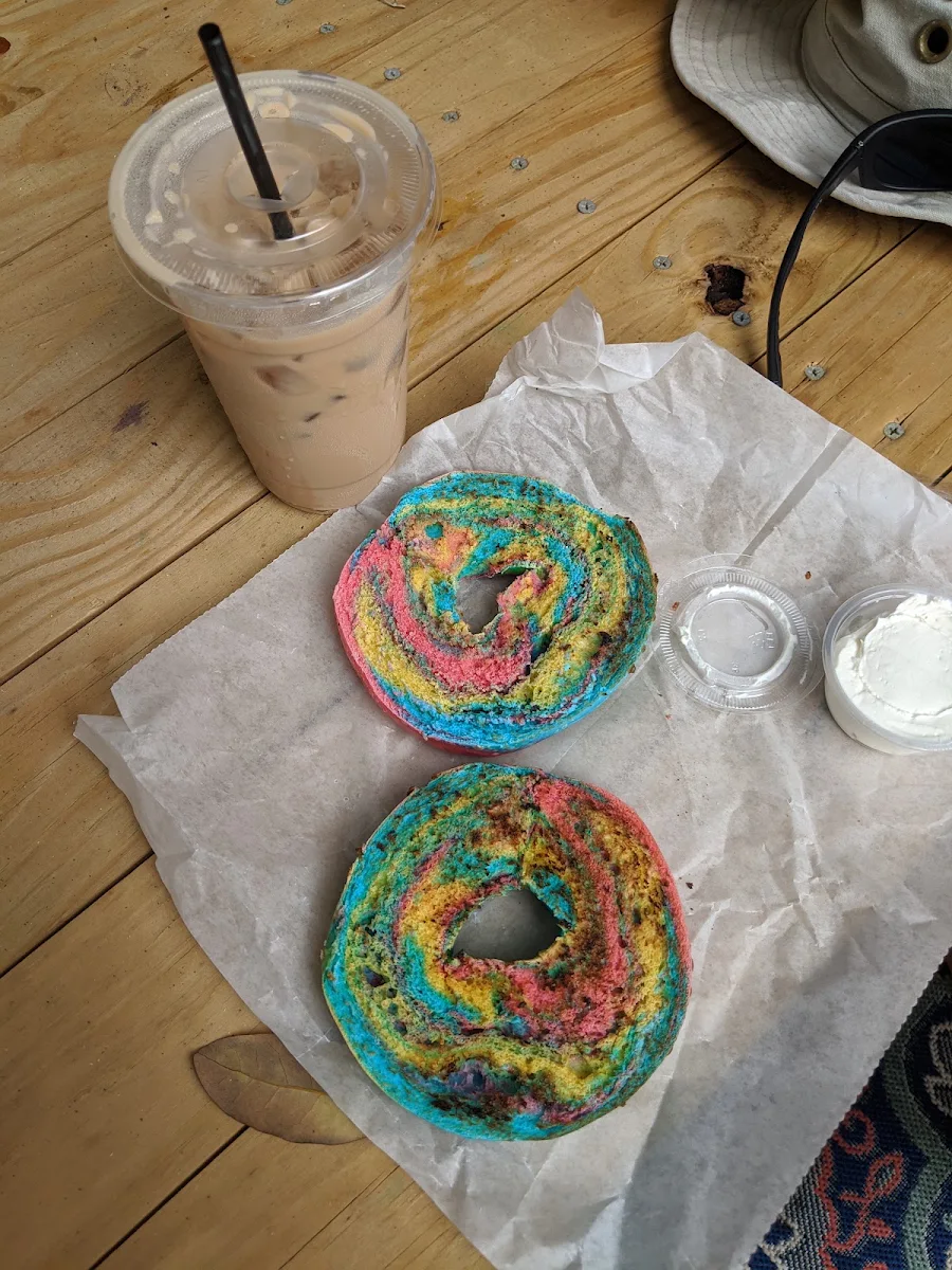 Tye-Dyed Plain Bagel