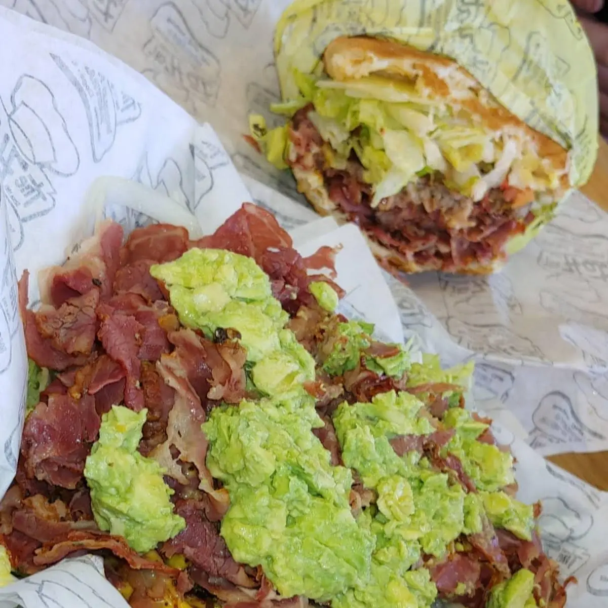 Keto Pastrami Burger Without Bun
