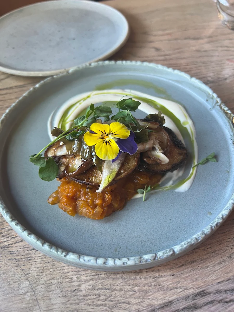 Confit Pickled Shallot Crispy Garlic Scapes