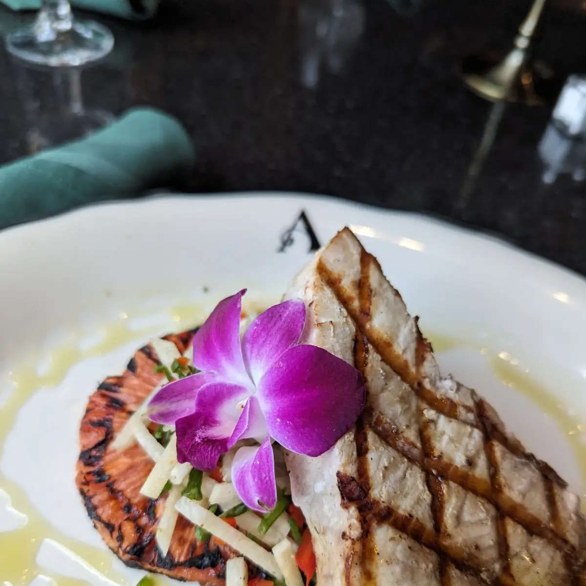 Miso Glazed Sake Sea Bass