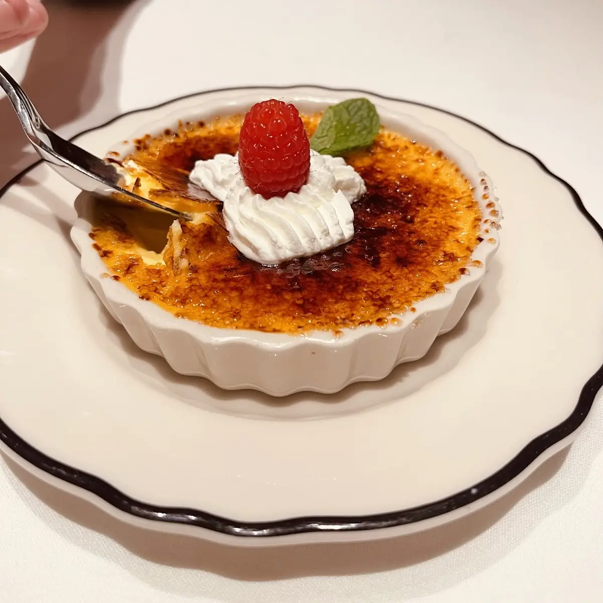 Raspberry Crème Brûlée