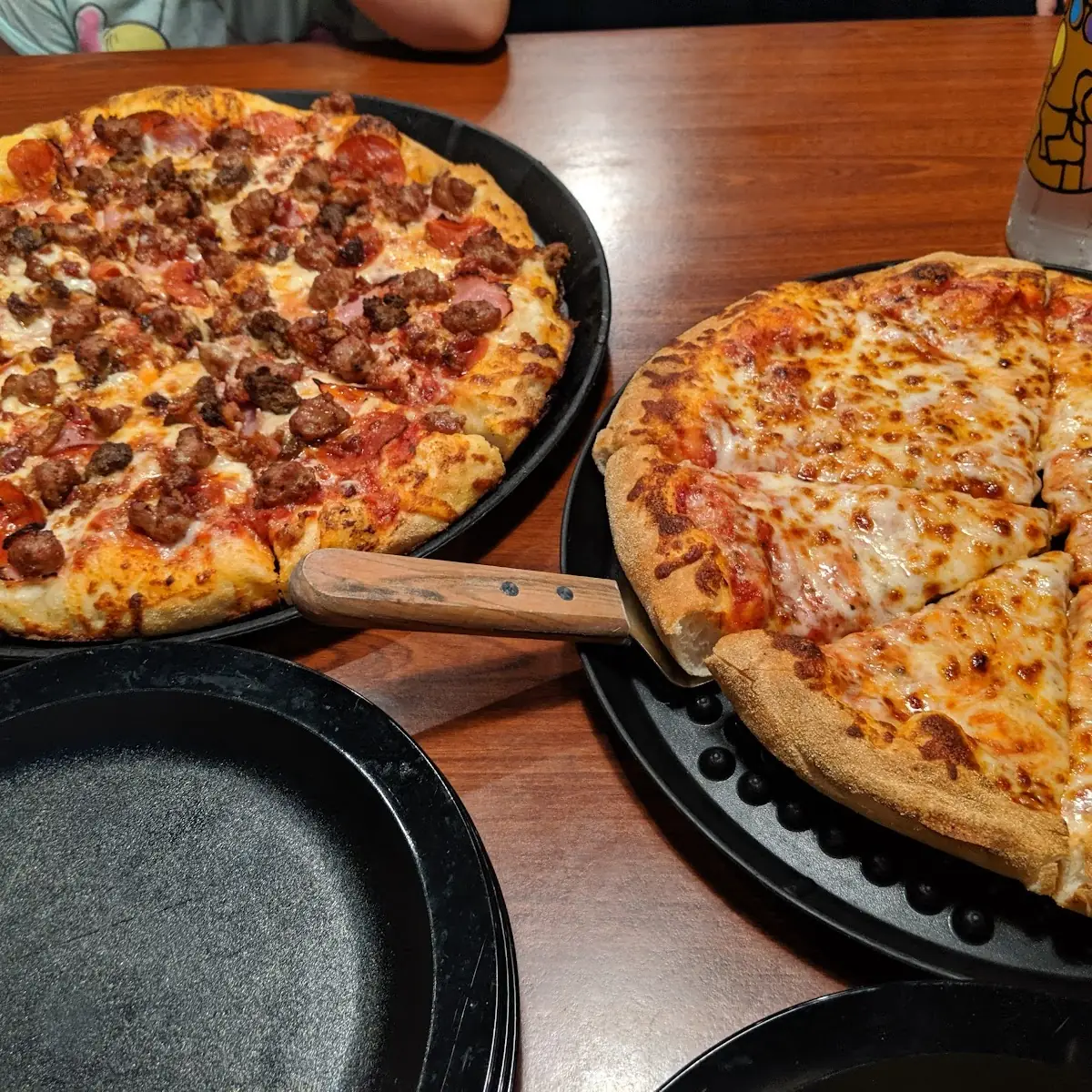 Sausage and Cheese Pizza