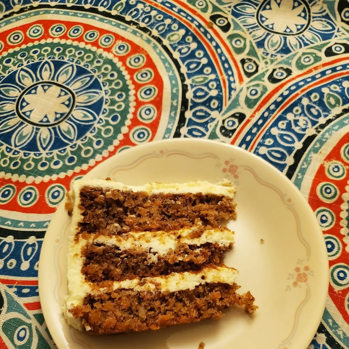 Carrot Cake Contains Walnuts