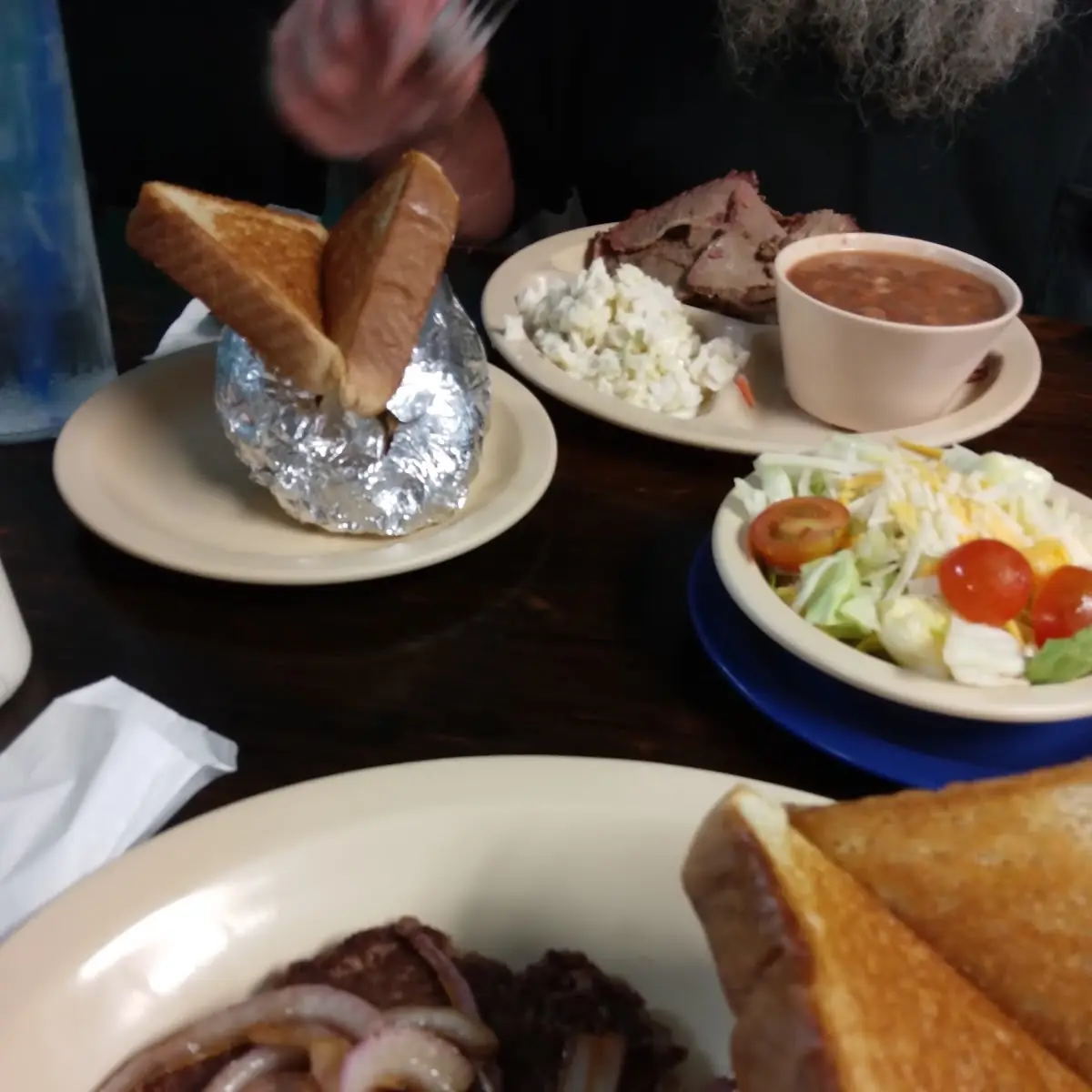 Hamburger Steak with Grilled Onions Plate