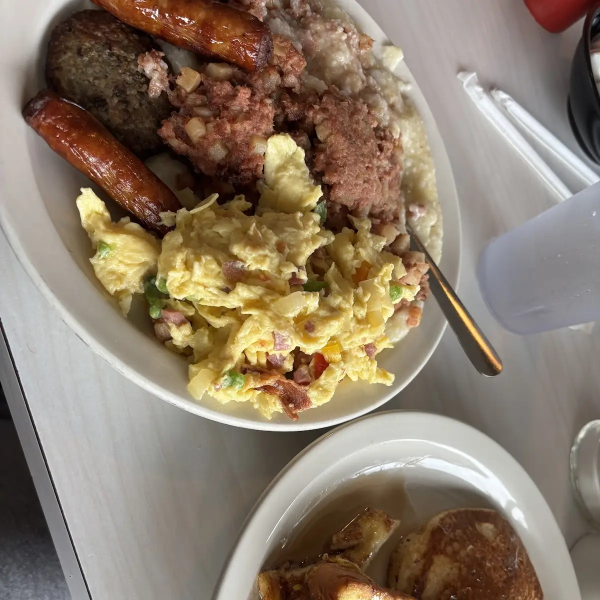 Smoked Sausage & Eggs