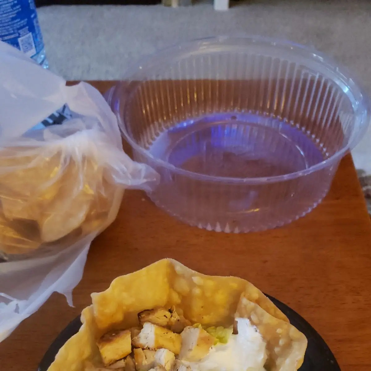 Double Chicken Totastada More Like Half A