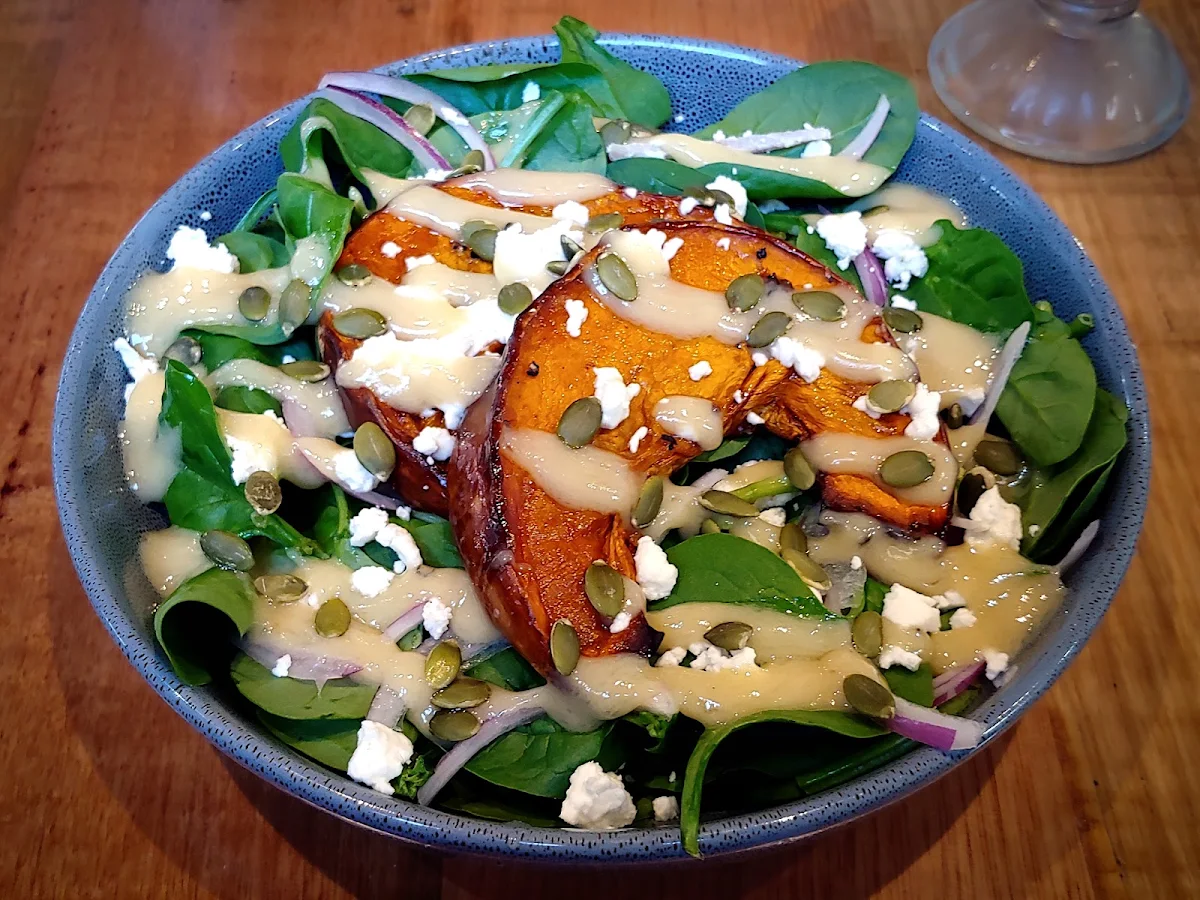 Roast Pumpkin Salad, The Green Olive