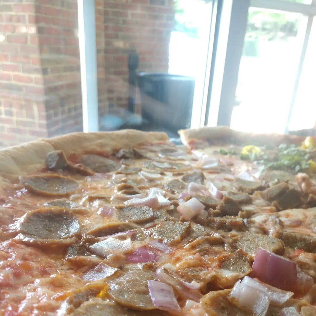 Sausage Peppers and Onions Pizza