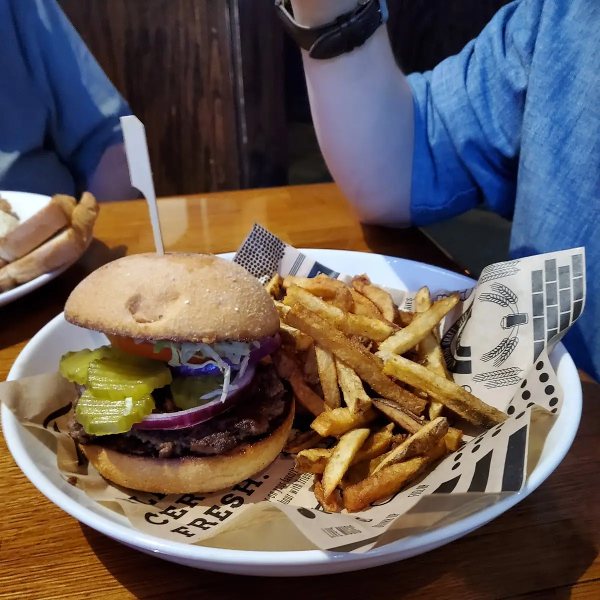 Mushroom Swiss Burger