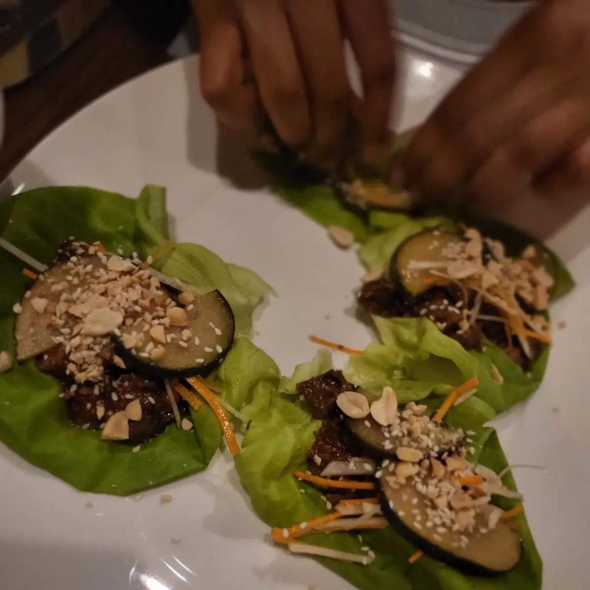 Korean Short Rib Lettuce Wraps