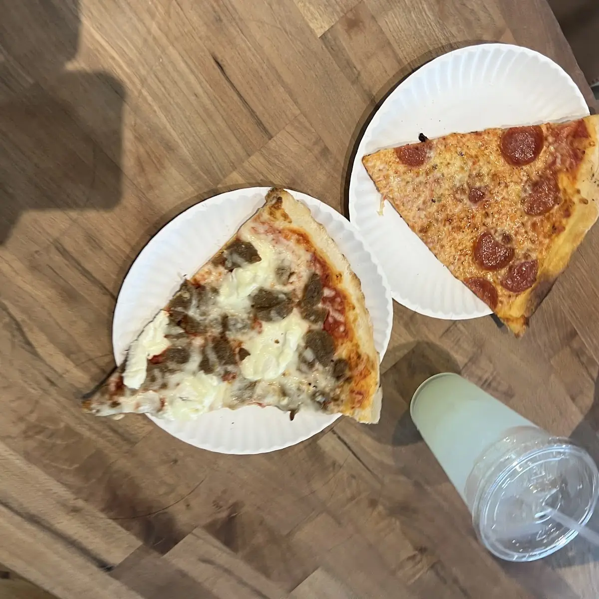White Pizza by the Slice