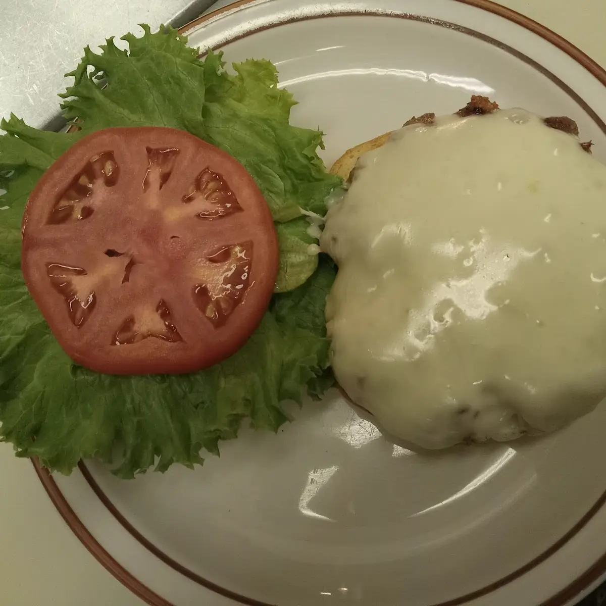 Swiss Cheese Burger Double Cheese