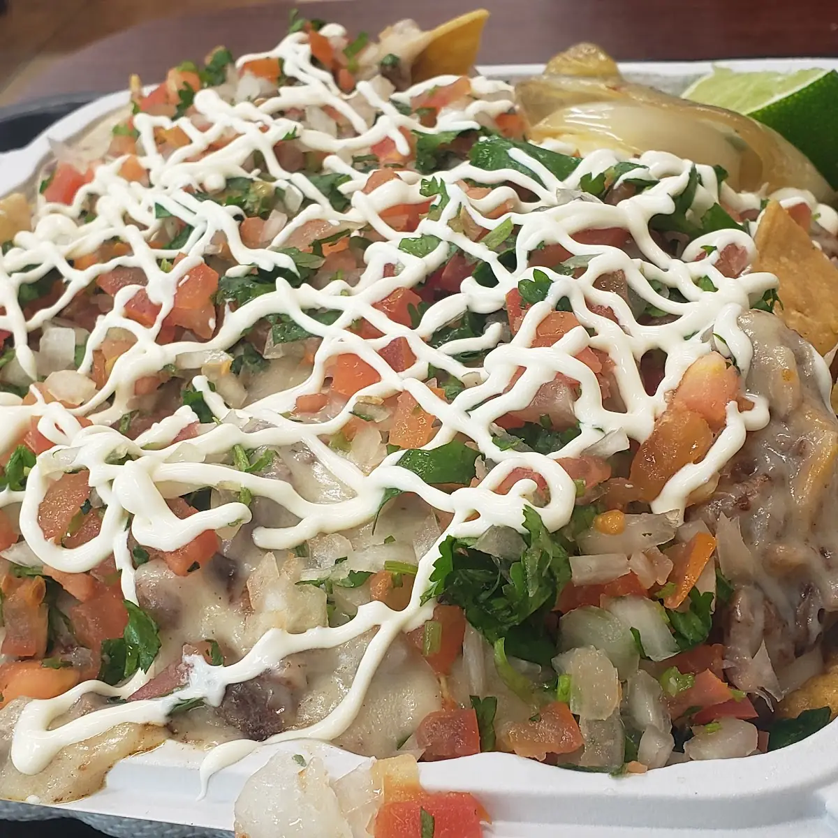 Carne Asada Nachos Supreme