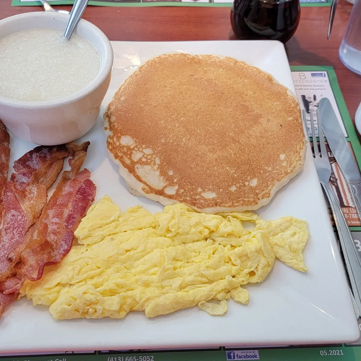 2 Eggs with Bacon Breakfast