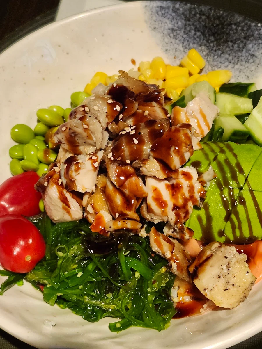 Chicken Poke Bowl