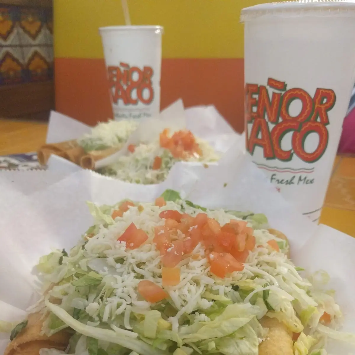 Chicken Rolled Two Tacos
