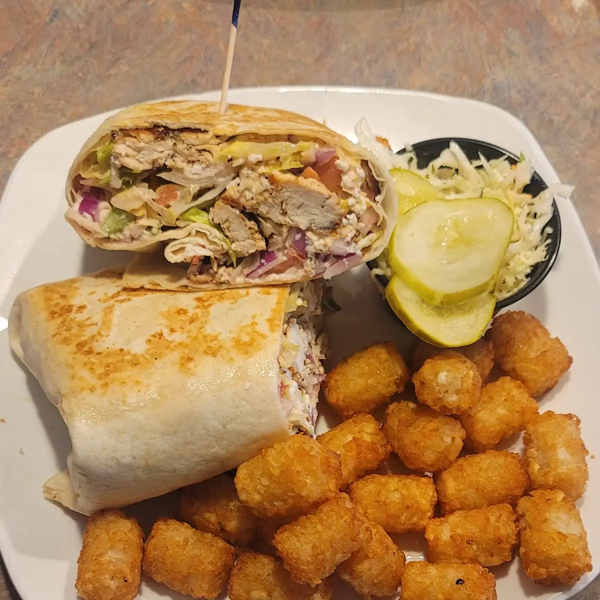 Chicken Caesar Salad Wrap