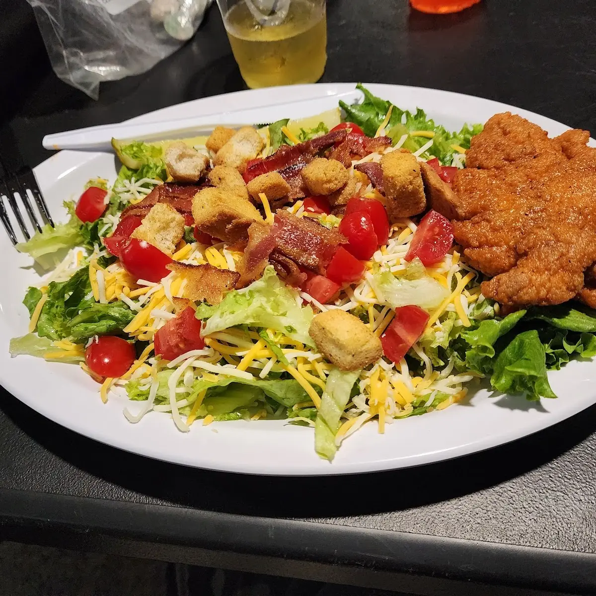 Salad with Buffalo Tenders