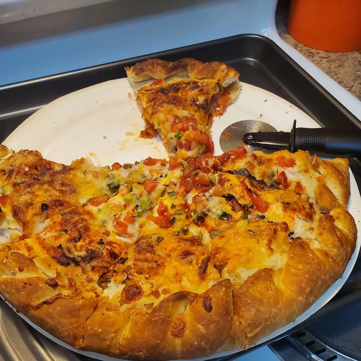 Buffalo Chicken Pizza