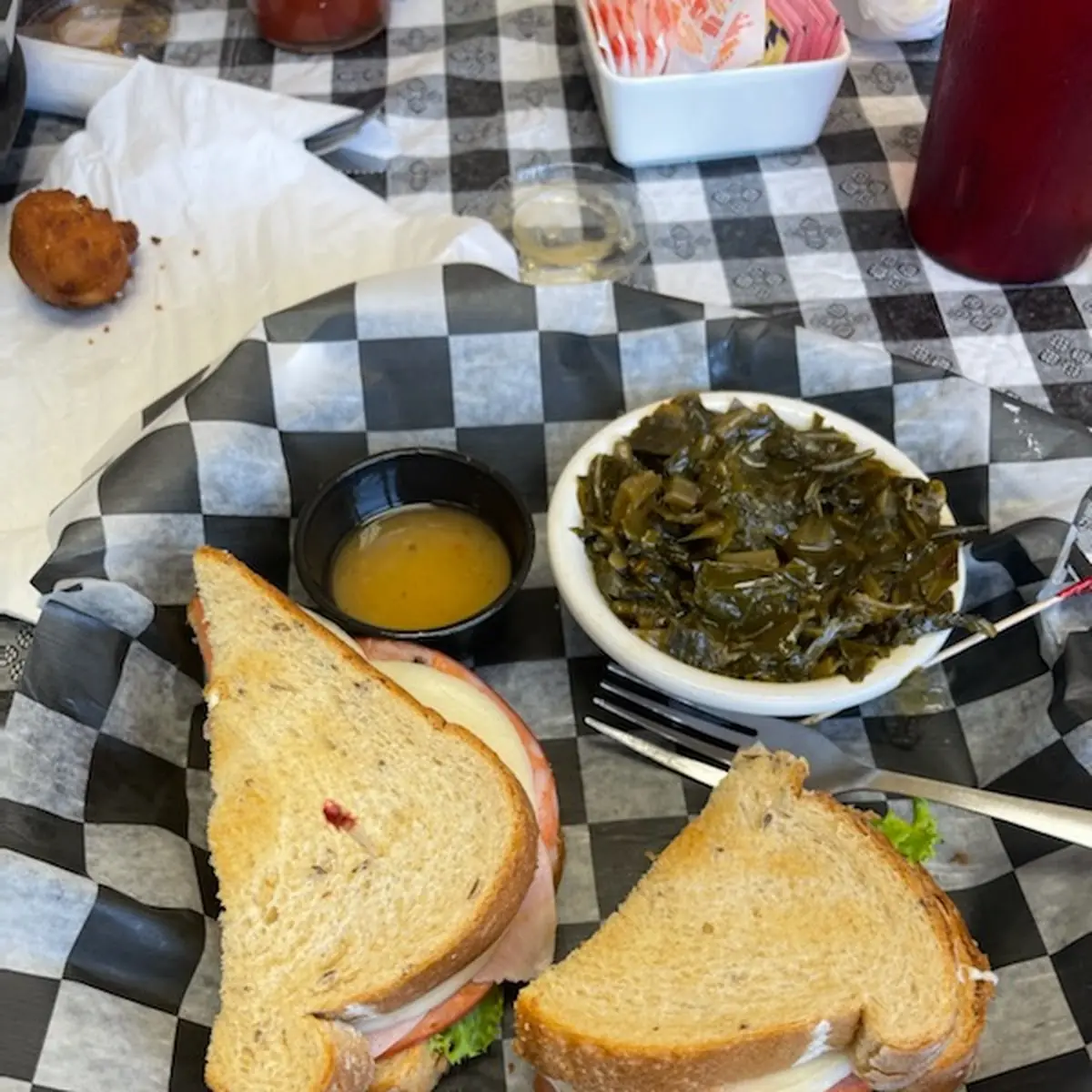 Sandwich Cubano with Collards