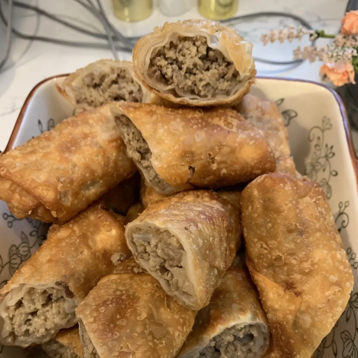 Cheesesteak Egg Roll 1