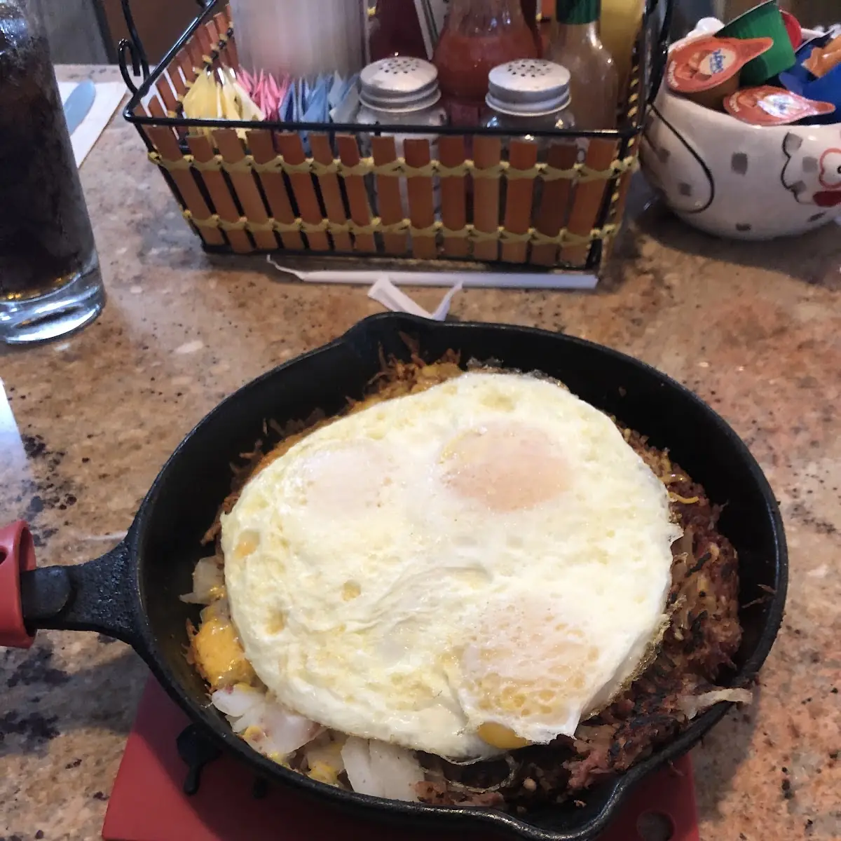 Eggs with Corned Beef Hash