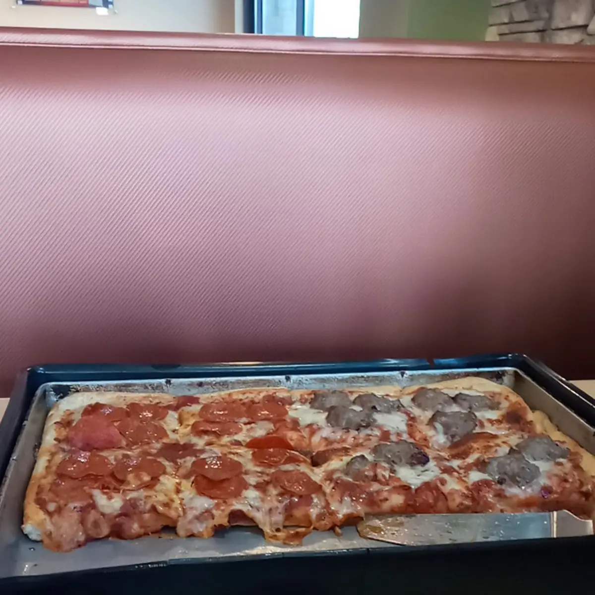 Large Half Sausage and Half Pepperoni Pizza