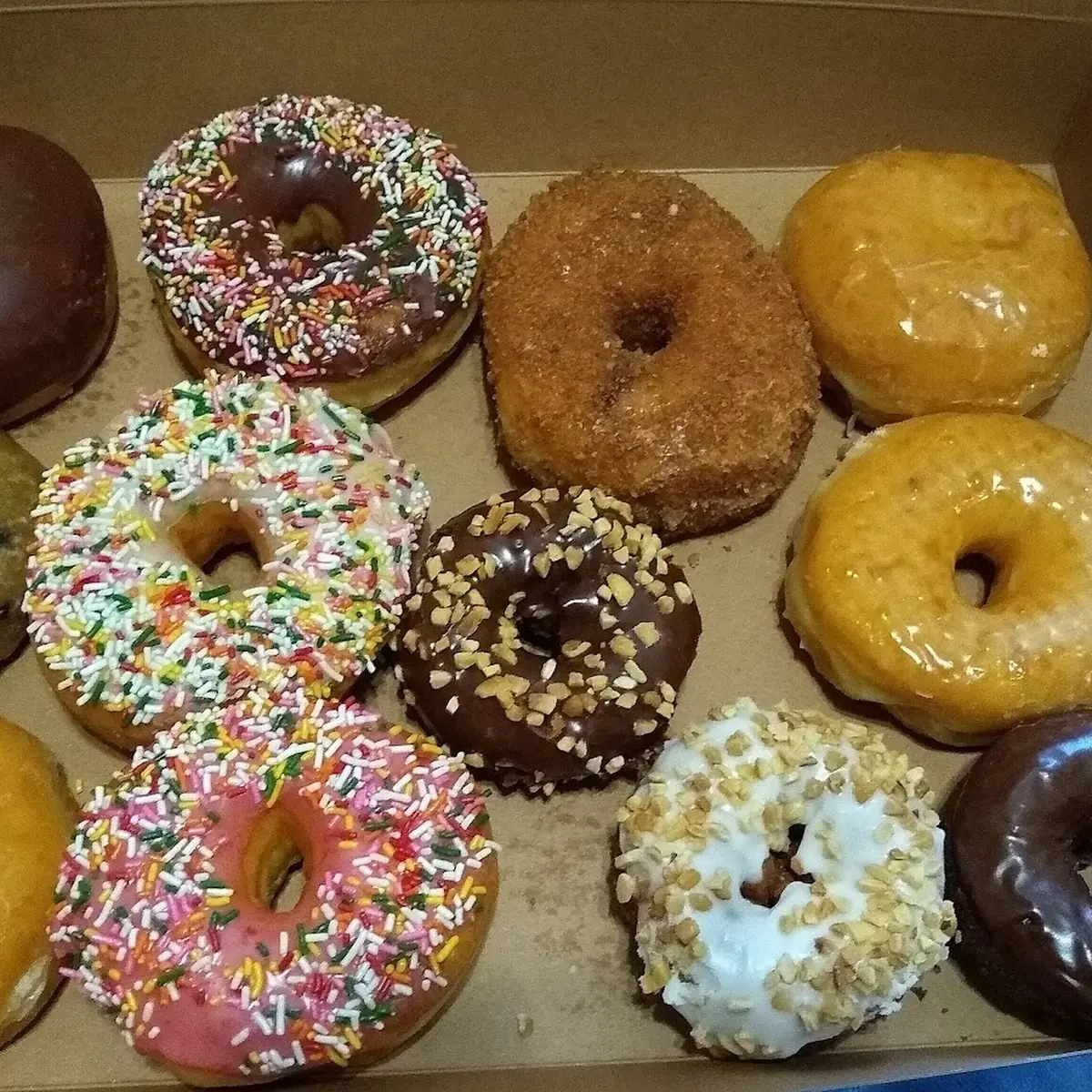 A Dozen Mixed Donuts