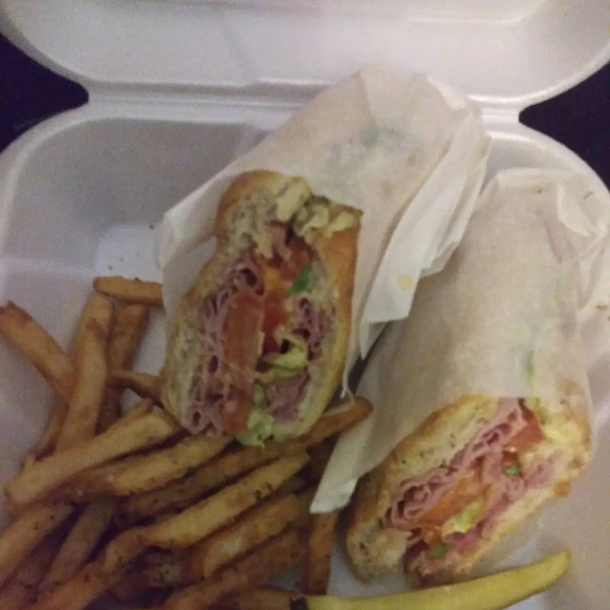 Toasted Ham and Cheese Sub
