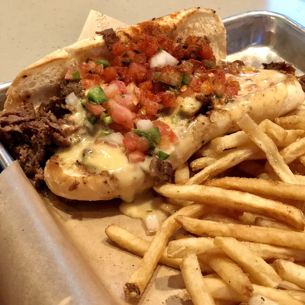 Southwest Philly Cheesesteak