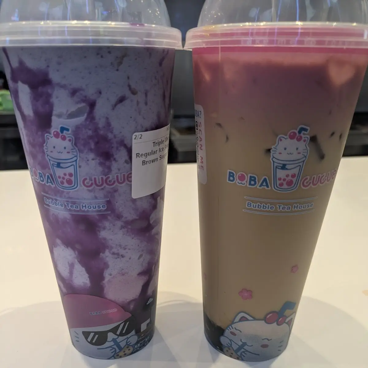 Boba Tea with Berries