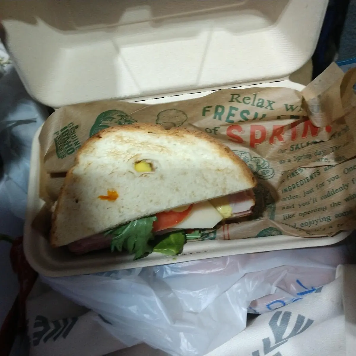 Half Club Sandwich