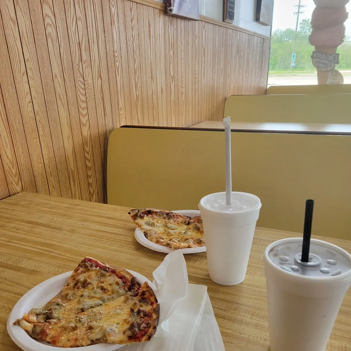 Cheese & Sausage Thin Crust Pizza