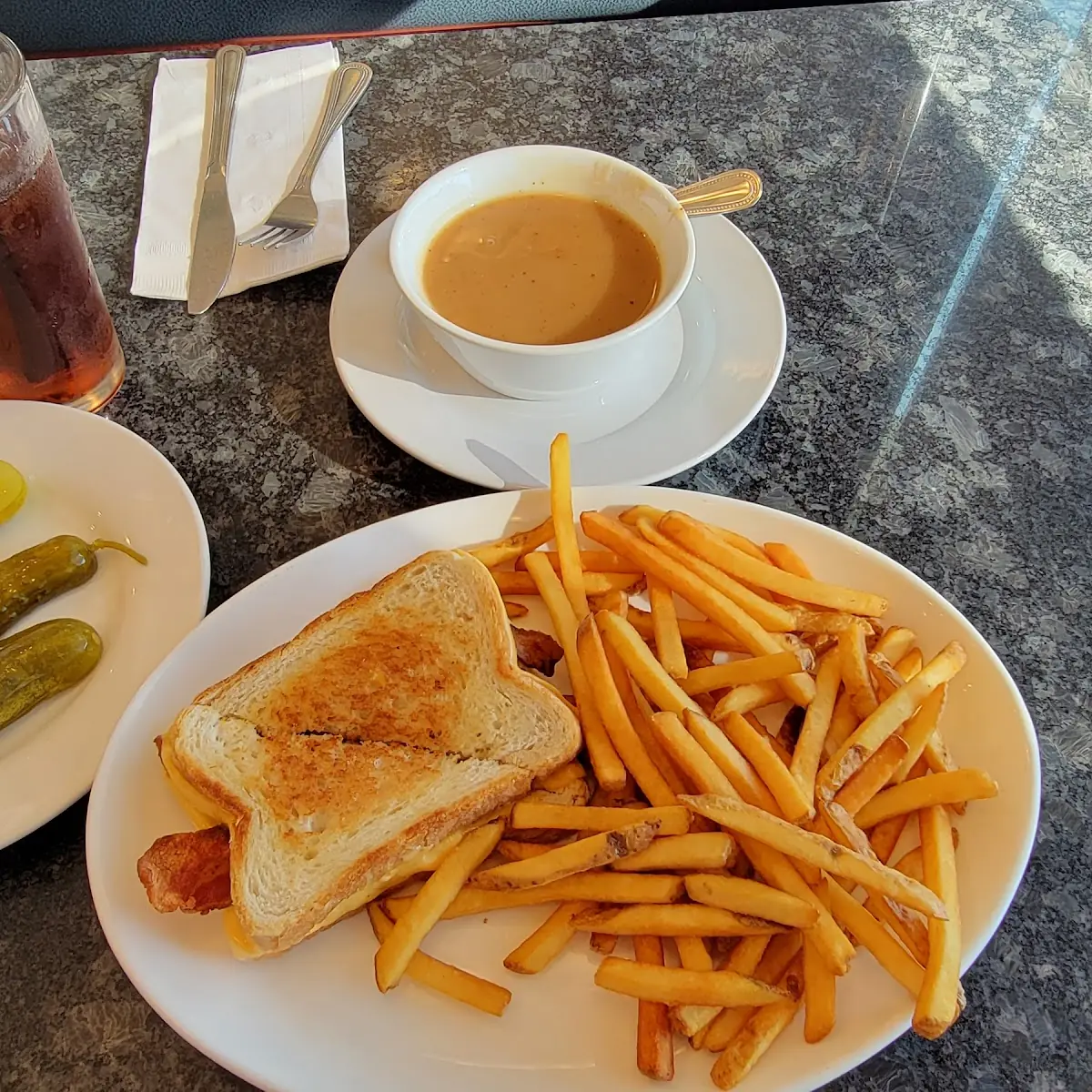Grilled Cheese Sandwich with Bacon