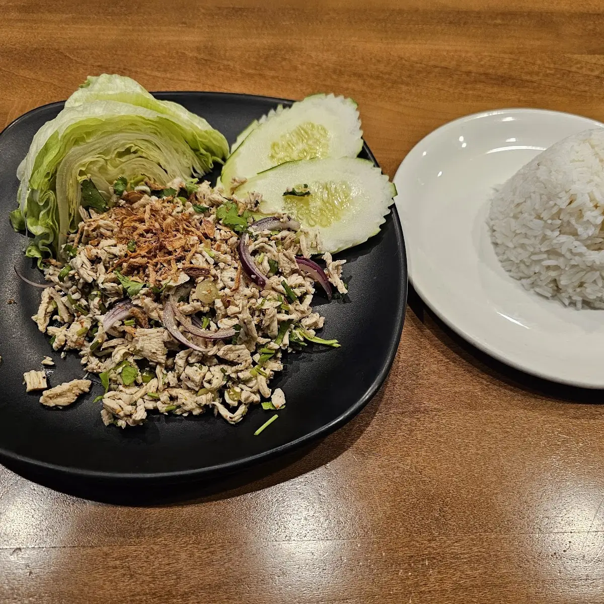 Larb Chicken Wrap