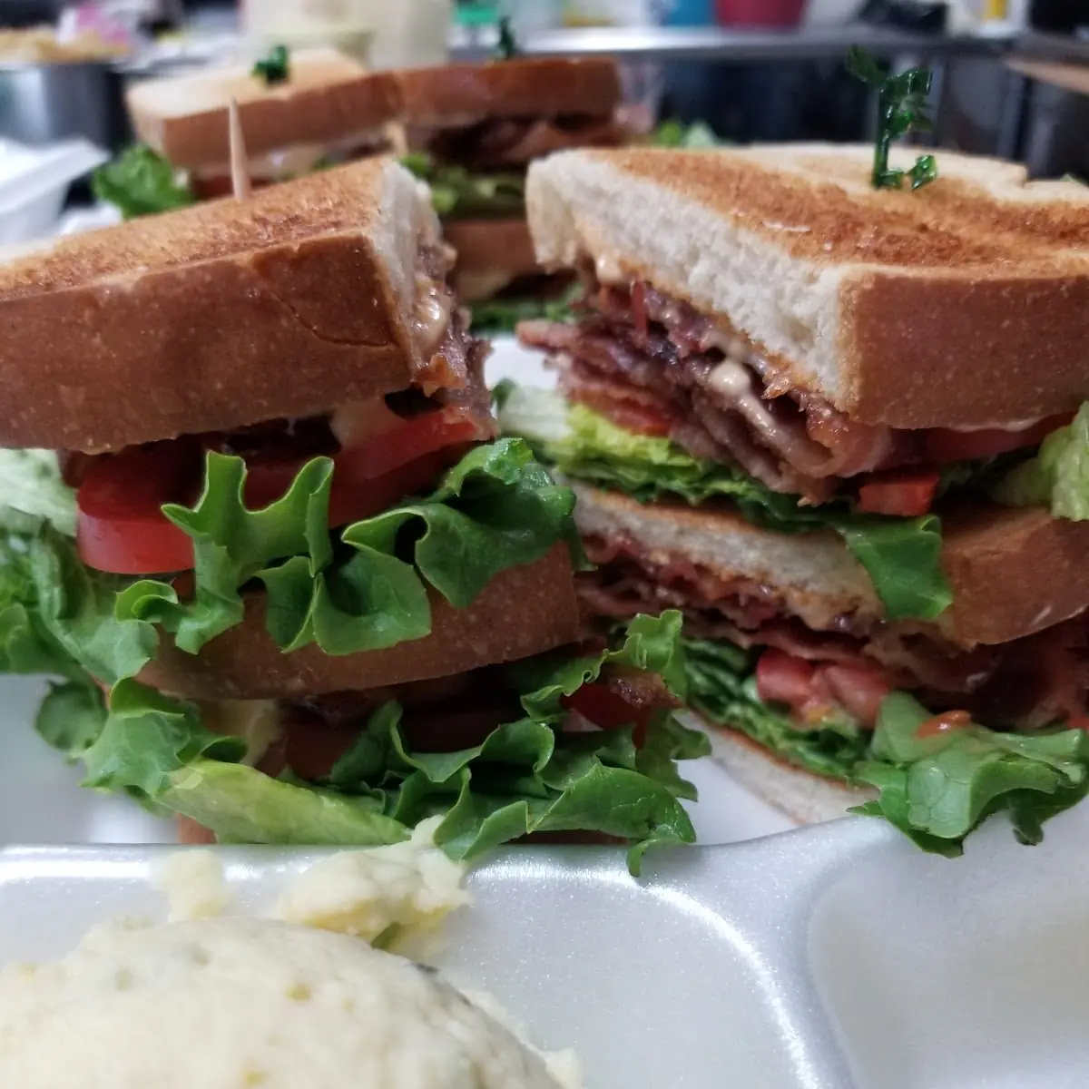 blt with Potato Salad