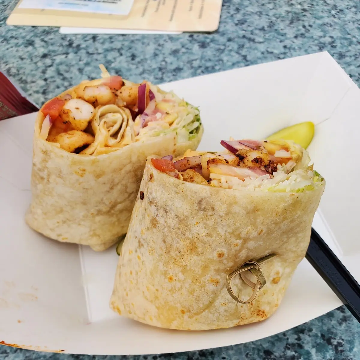 Grilled Shrimp Wrap