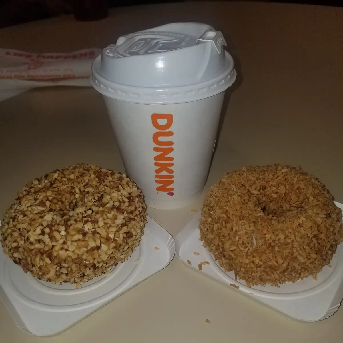 Peanut and Toasted Coconut Donuts