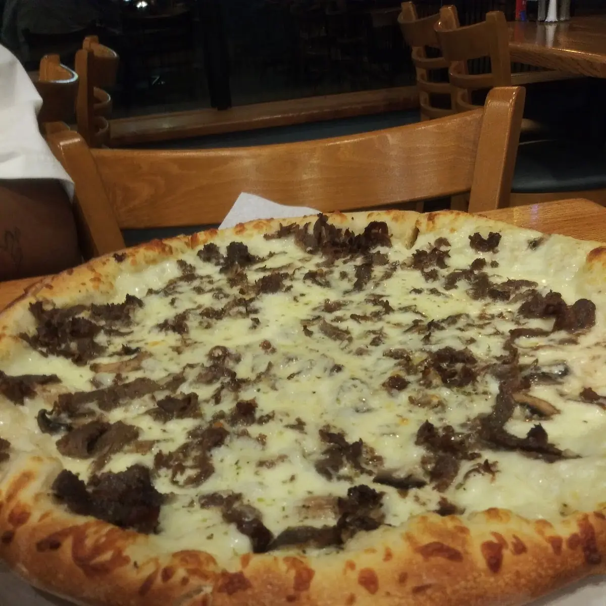 Cheese Steak Pizza