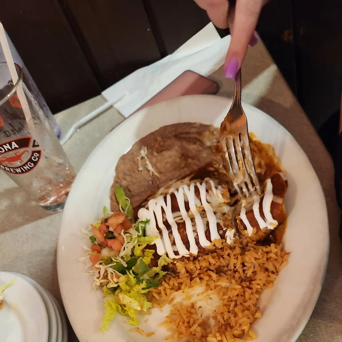 Enchilada Plate
