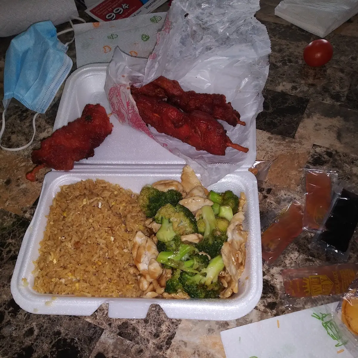 Sweet Sour Chicken Broccoli Beef Teriyaki