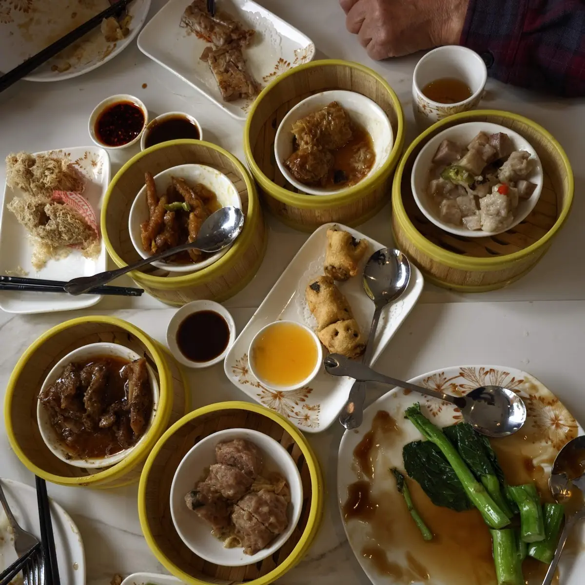Assorted Dim Sum and Noodles