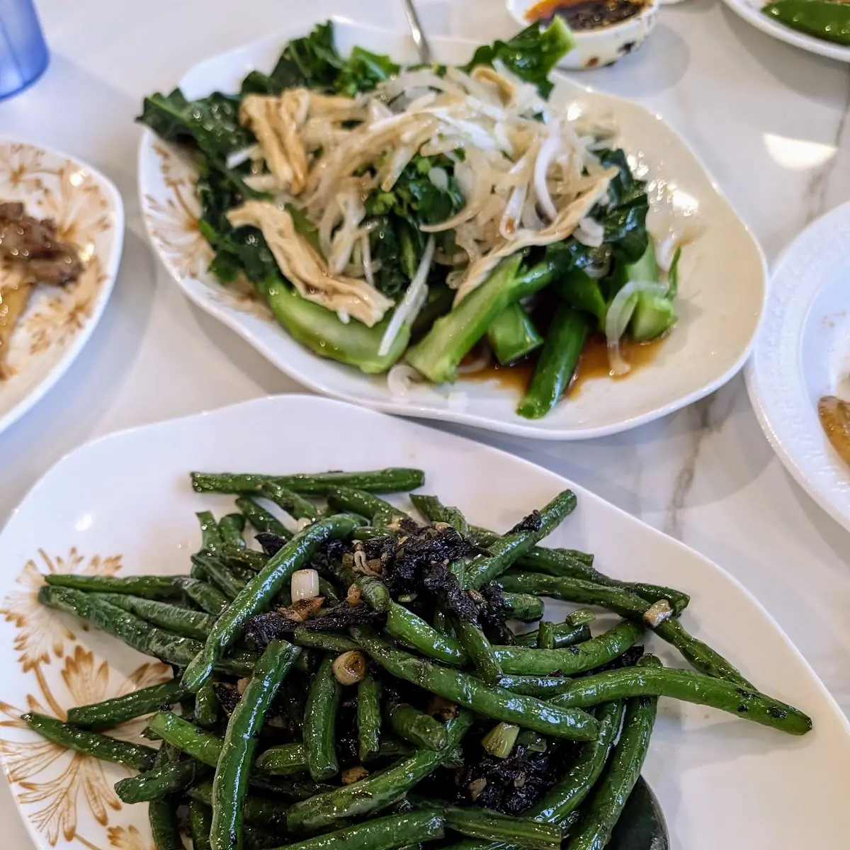 Sautéed String Bean with BBQ Pork / 叉燒炒四季豆