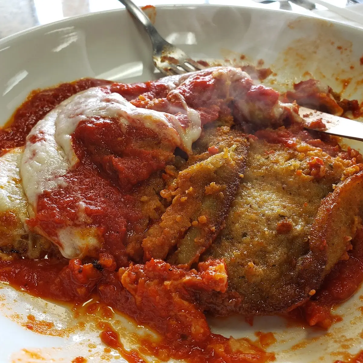 Eggplant Parmigiana Hot Sub