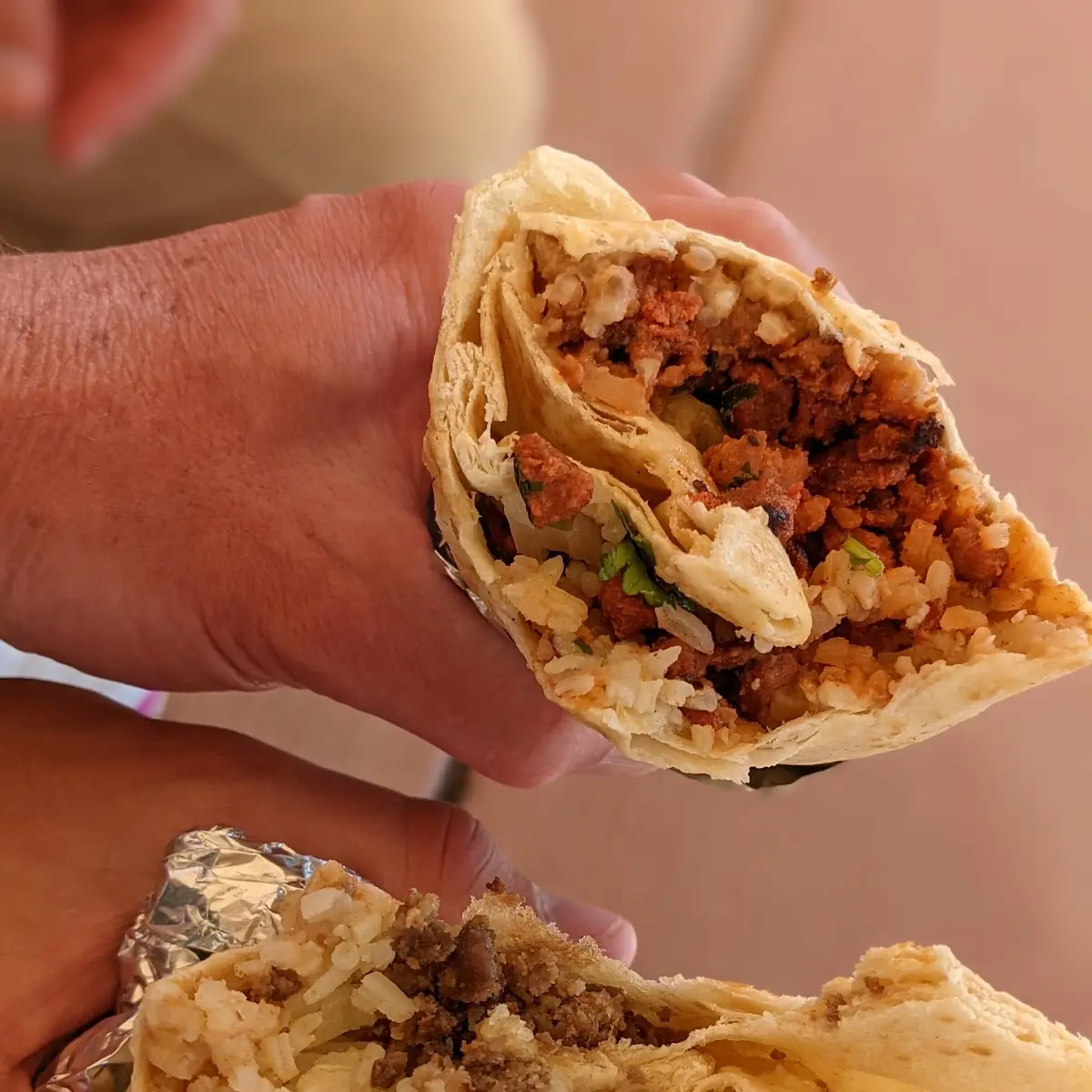Al Pastor Burrito Bison Burrito