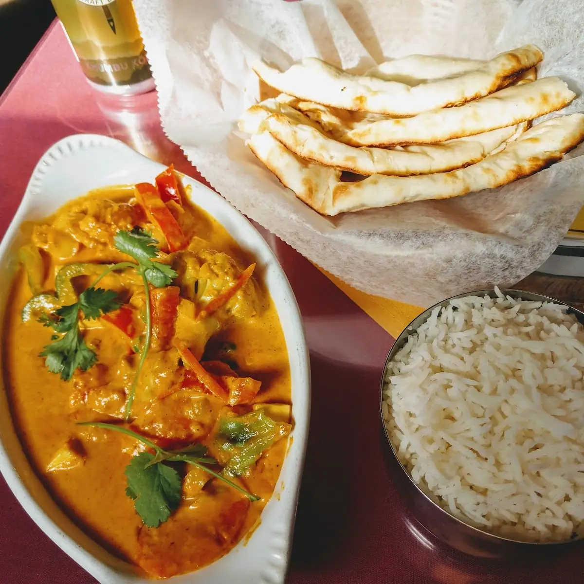 Rice and Chicken Tikka Masala