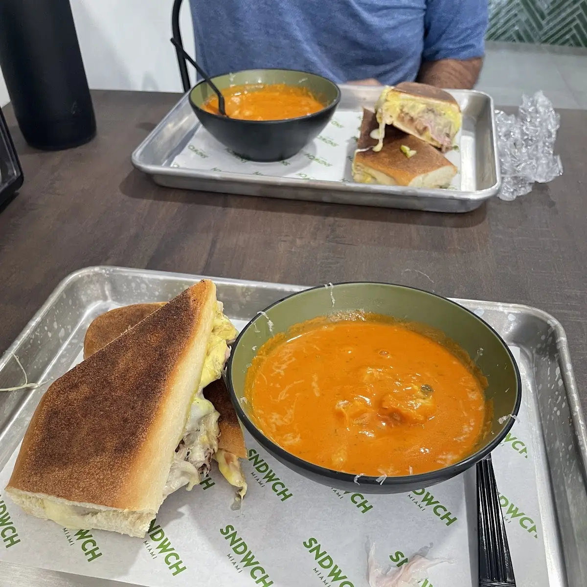Half Sandwich & Half Creamy Tomato Soup