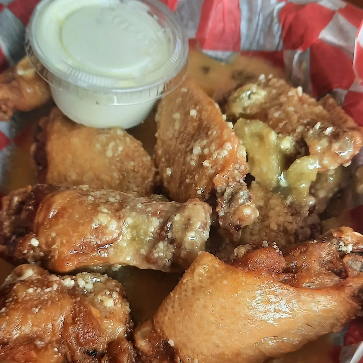 Jalapeño Garlic Parm Wings