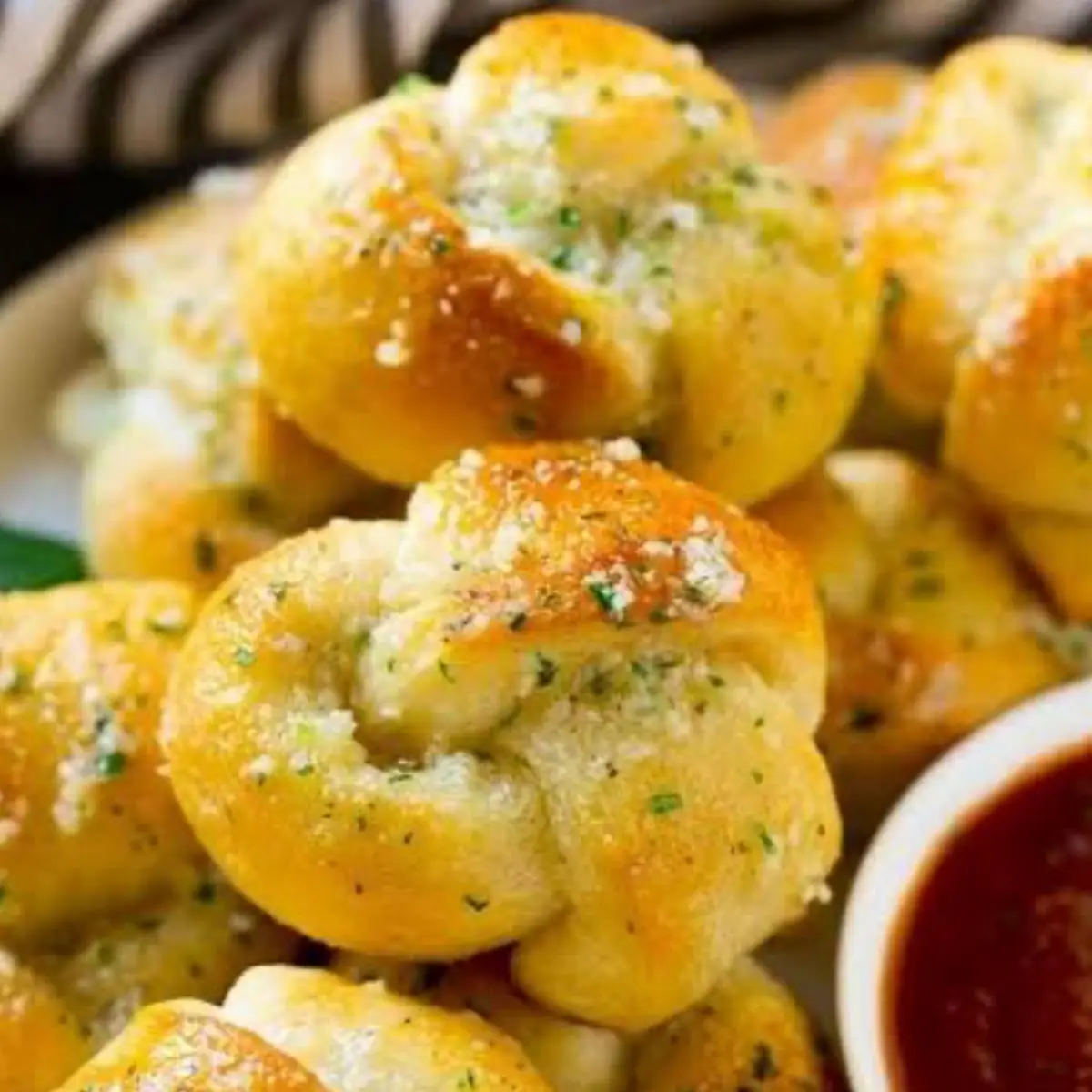 Garlic Parmesan Knots